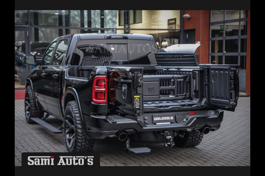 Dodge Ram 1500 LIMITED NIGHT H.O 540PK 706 Nm 2025 | XB9 | MASSAGE | BOM VOL | CREW CAB | DUBBELE CABINE | GRIJSKENTEKEN | 5 PERSOONS | DE MEEST LUXUEUZE en BEGEERDE Pick-up VOORRAAD NR 2348 - 5158