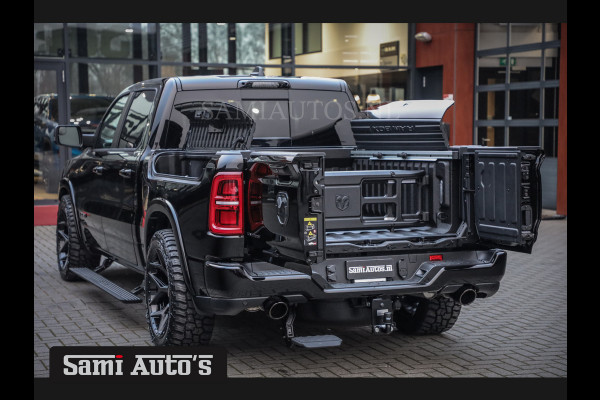 Dodge Ram 1500 LIMITED NIGHT H.O 540PK 706 Nm 2025 | XB9 | MASSAGE | BOM VOL | CREW CAB | DUBBELE CABINE | GRIJSKENTEKEN | 5 PERSOONS | DE MEEST LUXUEUZE en BEGEERDE Pick-up VOORRAAD NR 2348 - 5158