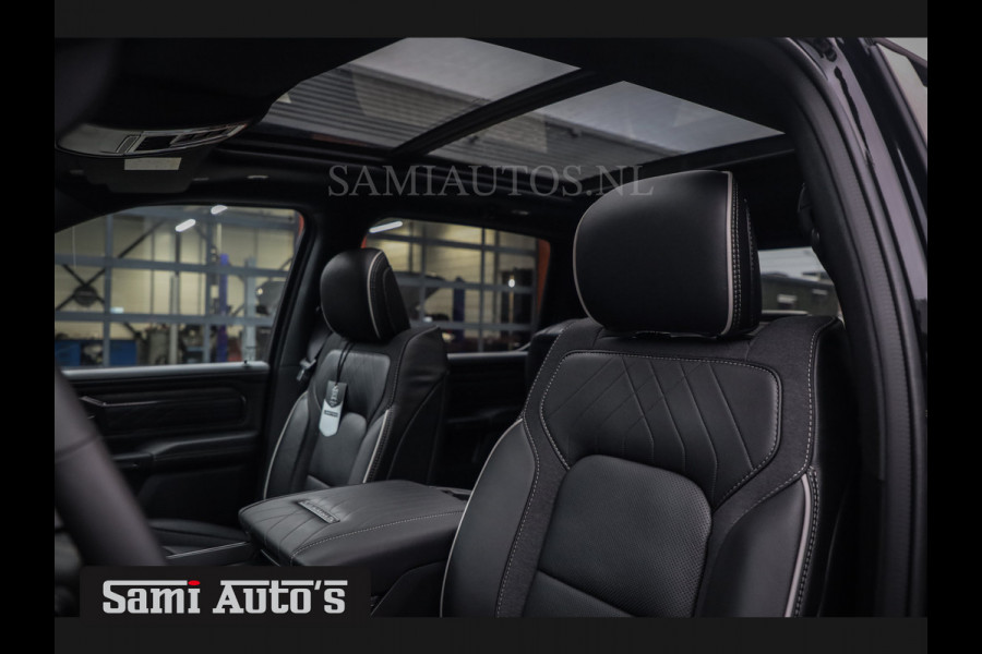 Dodge Ram 1500 LIMITED NIGHT H.O 540PK 706 Nm 2025 | XB9 | MASSAGE | BOM VOL | CREW CAB | DUBBELE CABINE | GRIJSKENTEKEN | 5 PERSOONS | DE MEEST LUXUEUZE en BEGEERDE Pick-up VOORRAAD NR 2348 - 5158