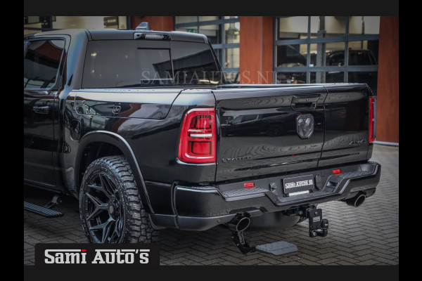 Dodge Ram 1500 LIMITED NIGHT H.O 540PK 706 Nm 2025 | XB9 | MASSAGE | BOM VOL | CREW CAB | DUBBELE CABINE | GRIJSKENTEKEN | 5 PERSOONS | DE MEEST LUXUEUZE en BEGEERDE Pick-up VOORRAAD NR 2348 - 5158