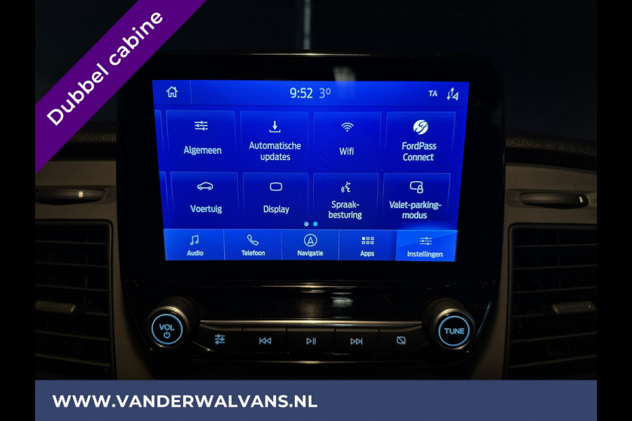 Ford Transit Custom 2.0 TDCI 130pk L2H1 Dubbele Cabine Euro6 Airco | 5-Zits | 2800kg Trekhaak | Camera Navigatie, LED, Sidebars, Stoelverwarming, Cruisecontrol, Parkeersensoren