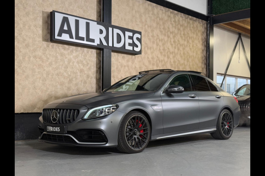 Mercedes-Benz C-Klasse AMG 63 S | carbon | 360 camera | stoel-verwarming/verkoeling | pano | keyless | ACC