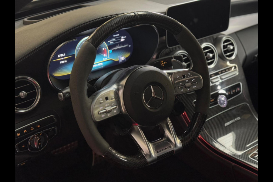 Mercedes-Benz C-Klasse AMG 63 S | carbon | 360 camera | stoel-verwarming/verkoeling | pano | keyless | ACC