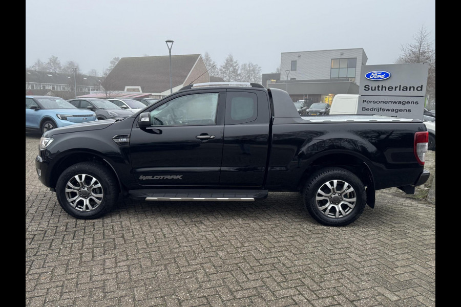 Ford Ranger 3.2 TDCi Wildtrak Supercab 200pk SCI Automaat | Trekhaak | Achteruitrijcamera | Adaptieve Cruise | Voorruit verwarming | Rollertop