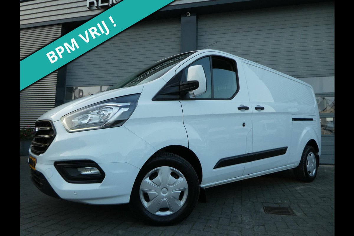 Ford Transit Custom 320 2.0 TDCI 130pk L2, Camera, Navigatie, LED, 3-Zits, 2xSchuifdeur.