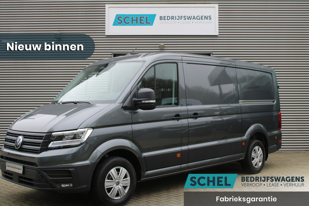 Volkswagen Crafter 35 2.0 TDI L3H2 177pk - Facelift - 2x Schuifdeur - Navigatie - LED - Geveerde stoel - Virtual cockpit - Camera - Verwarmd stuur