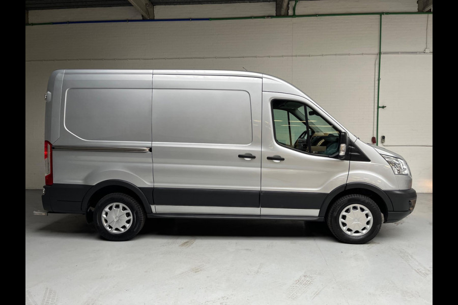 Ford Transit SERVICEWAGEN 350 2.0 TDCI EURO6 L2H2 TREND 3PERSOONS, SORTIMO INRICHTING AIRCO CAMERA GRIJS METALLIC RIJKLAARPRIJS!