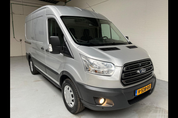 Ford Transit SERVICEWAGEN 350 2.0 TDCI EURO6 L2H2 TREND 3PERSOONS, SORTIMO INRICHTING AIRCO CAMERA GRIJS METALLIC RIJKLAARPRIJS!