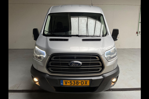 Ford Transit SERVICEWAGEN 350 2.0 TDCI EURO6 L2H2 TREND 3PERSOONS, SORTIMO INRICHTING AIRCO CAMERA GRIJS METALLIC RIJKLAARPRIJS!