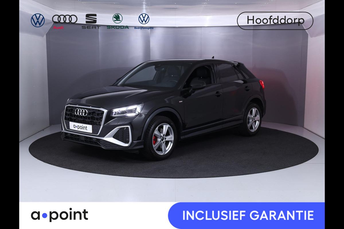 Audi Q2 35 TFSI S Edition 150 pk S-tronic | Private lease vanaf € 638,- pm | Verlengde garantie | Navigatie | Parkeersensoren achter | Adaptieve cruise control | Stoelverwarming | Matrix LED koplampen | S-line |