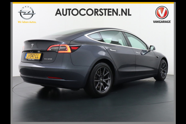 Tesla Model 3 Long Range 2020 75kWh 463PK Full Self Driving Computer Telefoon-Sleutel Premium Audio 4wd  18" Lmv AutoPilot Panoramadak Camera' Stoel en achterbank verwarming Keyless Electr.Stoelen+Memory+Easy-Entry WiFi Origineel Nederlandse auto Grootste accu, Tot 16,5kwh thuis laden.