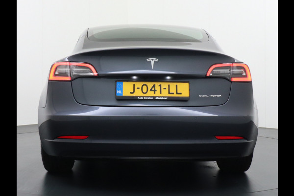 Tesla Model 3 Long Range 2020 75kWh 463PK Full Self Driving Computer Telefoon-Sleutel Premium Audio 4wd  18" Lmv AutoPilot Panoramadak Camera' Stoel en achterbank verwarming Keyless Electr.Stoelen+Memory+Easy-Entry WiFi Origineel Nederlandse auto Grootste accu, Tot 16,5kwh thuis laden.