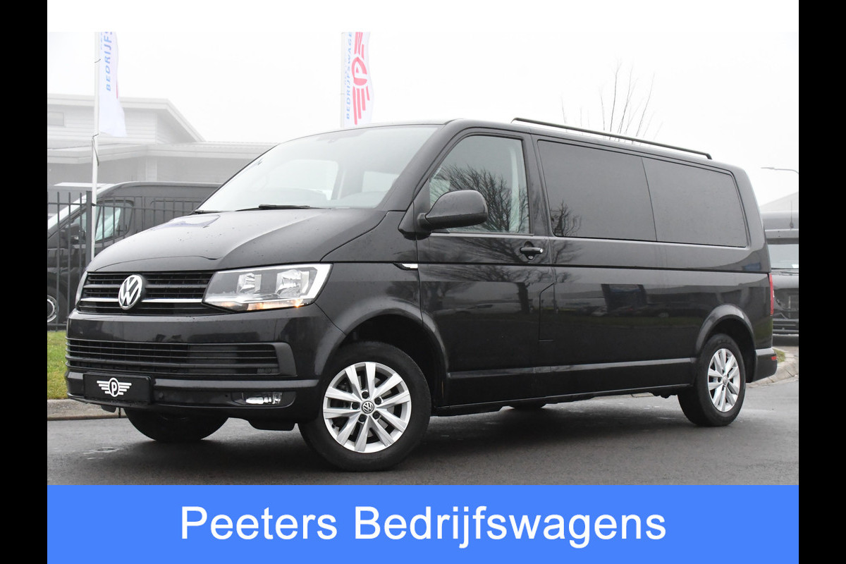 Volkswagen Transporter 2.0 TDI L2H1 Highline DC Cruise, PDC, NAVI, Multimedia, LED, 140PK, Voorruit verwarming, Trekhaak, UNIEK!