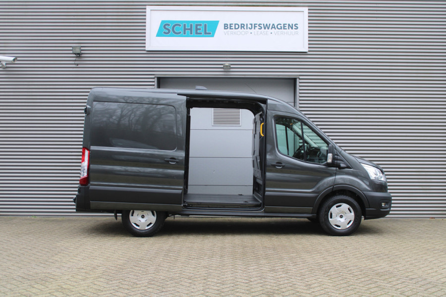 Ford Transit 350 2.0 TDCI L2H2 Trend 130pk - Facelift - 2x Schuifdeur - Adaptive Cruise - Navigatie - Blind Spot - 360 Camera - Stoel - Stuur