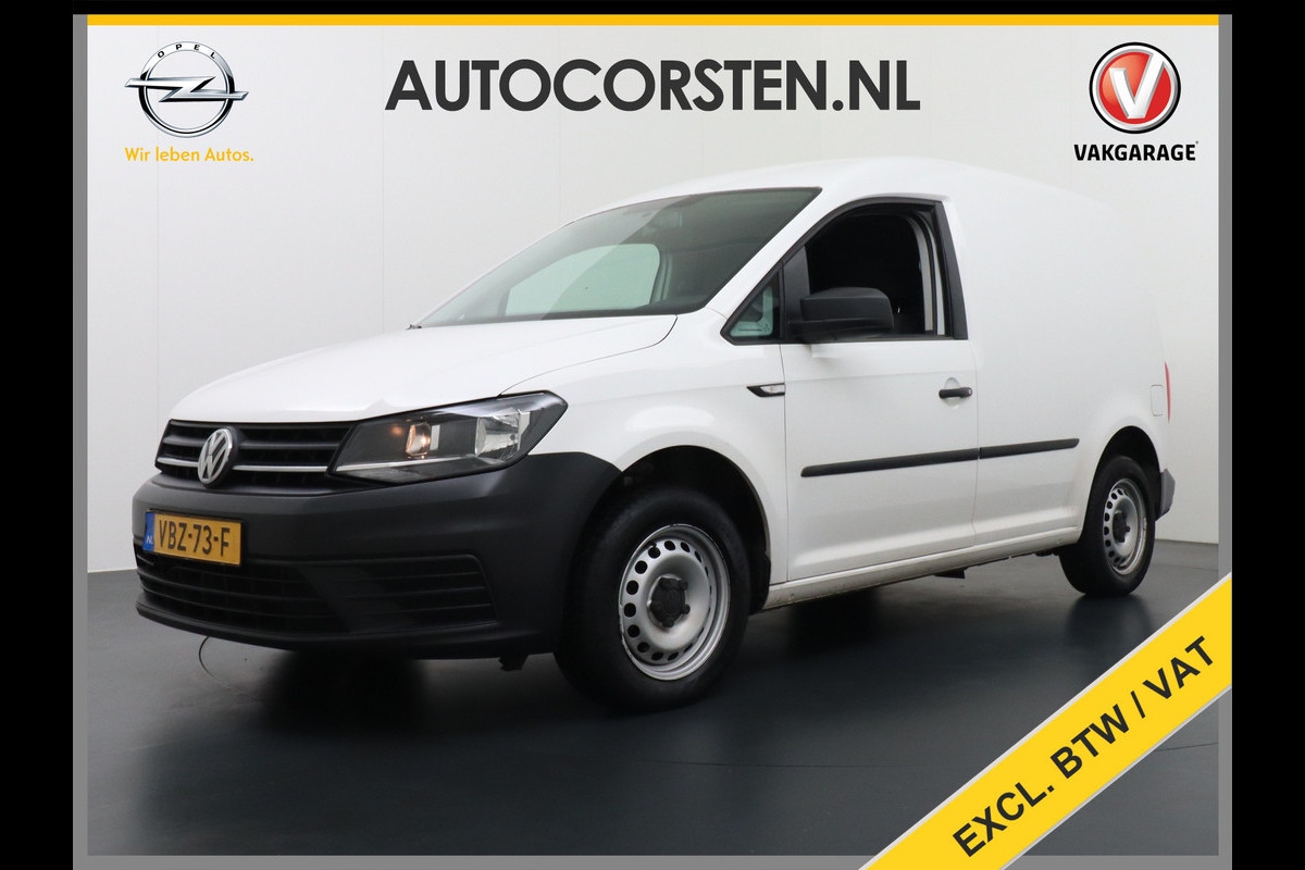 Volkswagen Caddy 2.0TDI Airco Bluetooth Betonplex Vloer Lat om Lat Betimmering Elek.Ramen L1H1 BMT Trendline Schuifdeur Radio/Usb Euro 6