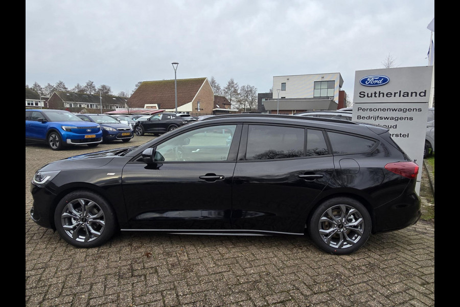 Ford Focus 1.0 EcoBoost Hybrid ST Line Wagon 155pk SCI  Automaat | April leverbaar | Winter Pack | Agate Black | 12.3 inch personaliseerbare Digital Cockpit | Achteruitrijcamera | Draadloos opladen mobiele telefoon | Ford Keyless Entry