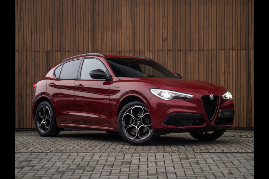 Alfa Romeo Stelvio 2.0T 280pk AWD Veloce MY21 | Adapt. cruise | Stoelverwarming v+a | CarPlay | Rosso Competizione