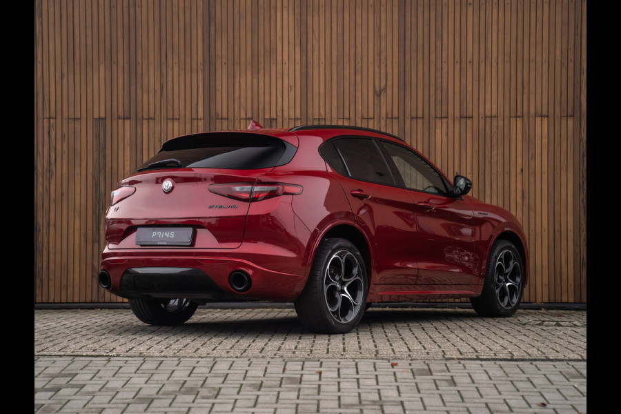 Alfa Romeo Stelvio 2.0T 280pk AWD Veloce MY21 | Adapt. cruise | Stoelverwarming v+a | CarPlay | Rosso Competizione