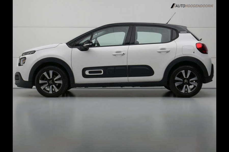 Citroën C3 1.2 PureTech Shine (APPLE CARPLAY,AUTOMAAT,LED VERLICHTING,NAVIGATIE,CAMERA,CLIMATE,CRUISE,LM-VELGEN,TOPCONDITIE)