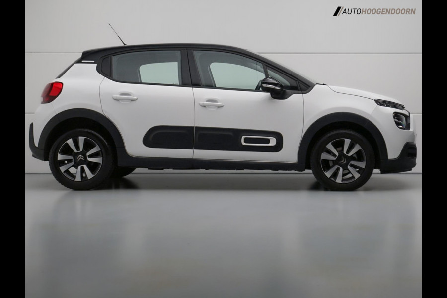 Citroën C3 1.2 PureTech Shine (APPLE CARPLAY,AUTOMAAT,LED VERLICHTING,NAVIGATIE,CAMERA,CLIMATE,CRUISE,LM-VELGEN,TOPCONDITIE)