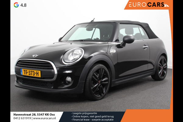 MINI Cabrio 1.2 One 102pk | Airco | Lichtmetalen velgen | Bluetooth | Cruise control | Stoelverwarming | Parkeer sensoren