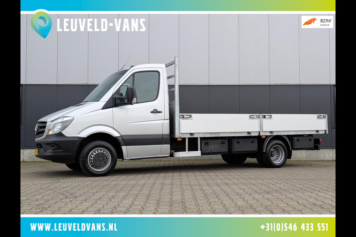 Mercedes-Benz Sprinter 519 3.0 V6 190PK RWD DUBBELLUCHT PICKUP 3500KG TREKHAAK