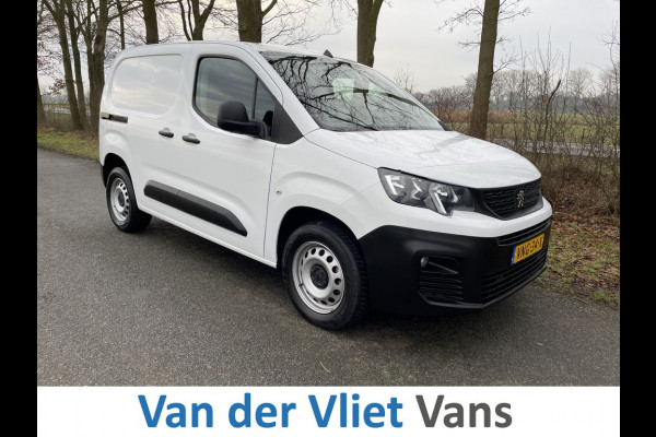 Peugeot Partner 1.5 BlueHDI 102pk E6 3 zitplaatsen BPM Vrij! Lease €210 p/m, Airco, PDC, Carplay, Onderhouds historie aanwezig