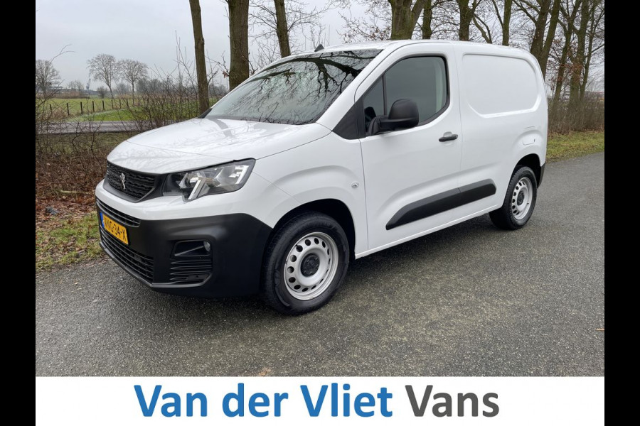 Peugeot Partner 1.5 BlueHDI 102pk E6 3 zitplaatsen BPM Vrij! Lease €210 p/m, Airco, PDC, Carplay, Onderhouds historie aanwezig