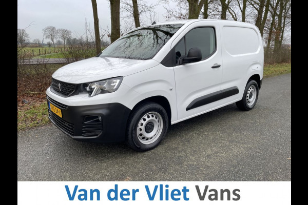 Peugeot Partner 1.5 BlueHDI 102pk E6 3 zitplaatsen BPM Vrij! Lease €210 p/m, Airco, PDC, Carplay, Onderhouds historie aanwezig