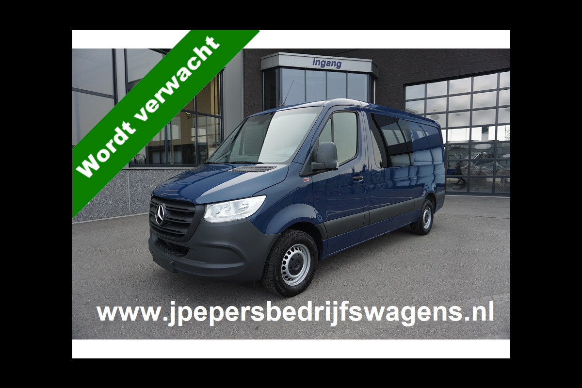 Mercedes-Benz Sprinter 315 CDI RWD L2 H1 Dubbele cabine / MBUX / Navigatie / Airco / Geveerde stoel / 270 Graden achterdeuren