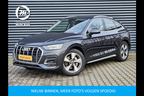 Audi Q5 Sportback 50 TFSI e Advanced Edition Quattro Plug In Hybrid Dealer O.H INCL BTW PHEV | Luchtvering | Lederen Sportstoelen Verwarmd | Camera | Navi Full Map | 19"L.M | Keyless |