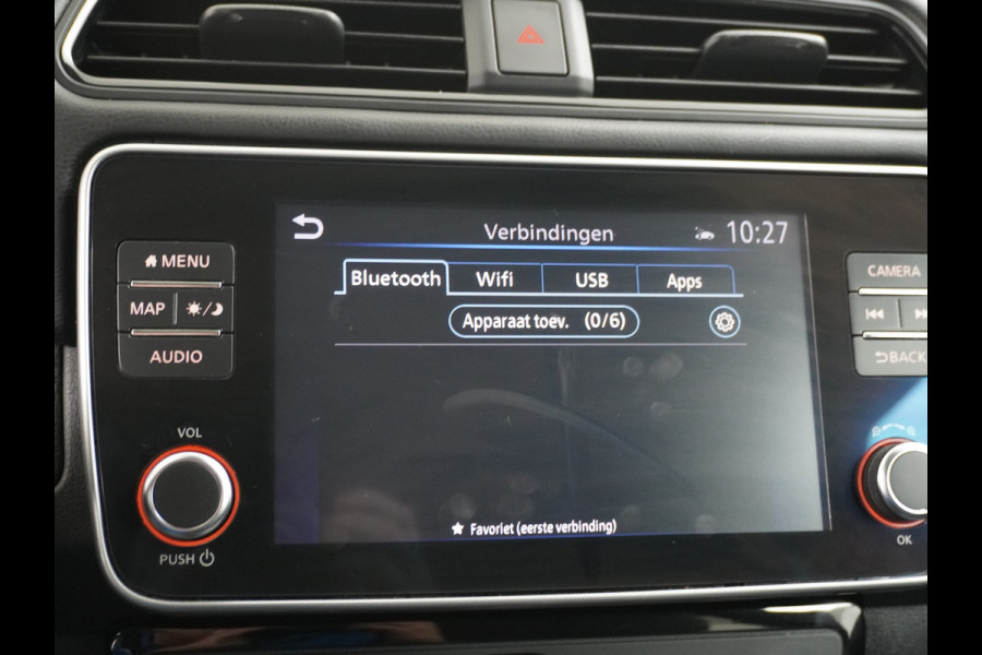 Nissan Leaf Tekna 40kWh Autom. Leder 360°Camera Apple Carplay Android Auto Adaptieve Cruise-Control Bose-Sound® Navi Ecc Bluetooth DAB Keyle Stoelverwarming Regen-Licht Sensor LMV Verwarmd Lederen Stuur Isofix Rijstrooksensor met correctie Verkeersbord detectie 1e Eigenaar