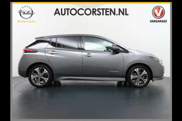 Nissan Leaf Tekna 40kWh Autom. Leder 360°Camera Apple Carplay Android Auto Adaptieve Cruise-Control Bose-Sound® Navi Ecc Bluetooth DAB Keyle Stoelverwarming Regen-Licht Sensor LMV Verwarmd Lederen Stuur Isofix Rijstrooksensor met correctie Verkeersbord detectie 1e Eigenaar