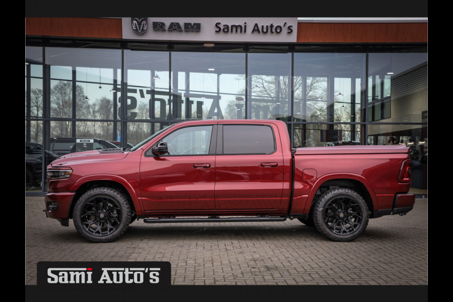 Dodge Ram 2025 LARAMIE SPORT HURRICANE 420PK 636 Nm | PRIJS MET LPG EN COVER EN GARANTIE | DUBBELE CABINE | PICK UP | 5 PERSOONS | DC | GRIJSKENTEKEN | Velvet Red Pearl VOORAAD 2218 - 3854