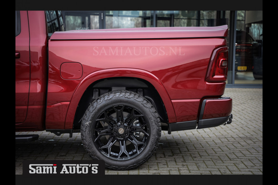 Dodge Ram 2025 LARAMIE SPORT HURRICANE 420PK 636 Nm | PRIJS MET LPG EN COVER EN GARANTIE | DUBBELE CABINE | PICK UP | 5 PERSOONS | DC | GRIJSKENTEKEN | Velvet Red Pearl VOORAAD 2218 - 3854