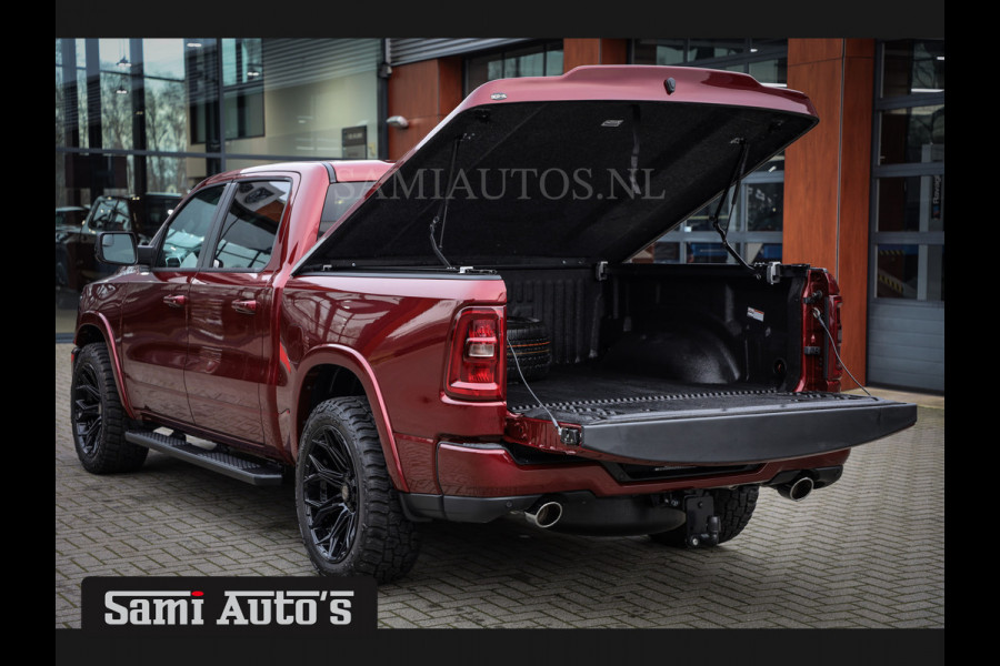 Dodge Ram 2025 LARAMIE SPORT HURRICANE 420PK 636 Nm | PRIJS MET LPG EN COVER EN GARANTIE | DUBBELE CABINE | PICK UP | 5 PERSOONS | DC | GRIJSKENTEKEN | Velvet Red Pearl VOORAAD 2218 - 3854