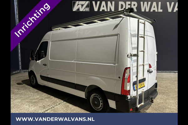 Opel Movano 2.3 CDTI 146pk L2H2 inrichting Euro6 Airco | Omvormer | Navigatie | Camera | Imperiaal Cruisecontrol, Trekhaak, Parkeersensoren, Bijrijdersbank