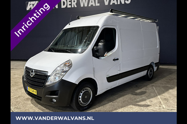 Opel Movano 2.3 CDTI 146pk L2H2 inrichting Euro6 Airco | Omvormer | Navigatie | Camera | Imperiaal Cruisecontrol, Trekhaak, Parkeersensoren, Bijrijdersbank