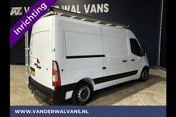 Opel Movano 2.3 CDTI 146pk L2H2 inrichting Euro6 Airco | Omvormer | Navigatie | Camera | Imperiaal Cruisecontrol, Trekhaak, Parkeersensoren, Bijrijdersbank