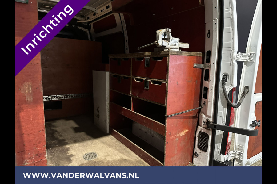 Opel Movano 2.3 CDTI 146pk L2H2 inrichting Euro6 Airco | Omvormer | Navigatie | Camera | Imperiaal Cruisecontrol, Trekhaak, Parkeersensoren, Bijrijdersbank