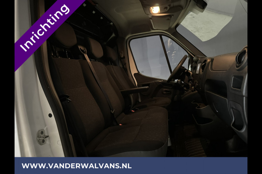 Opel Movano 2.3 CDTI 146pk L2H2 inrichting Euro6 Airco | Omvormer | Navigatie | Camera | Imperiaal Cruisecontrol, Trekhaak, Parkeersensoren, Bijrijdersbank