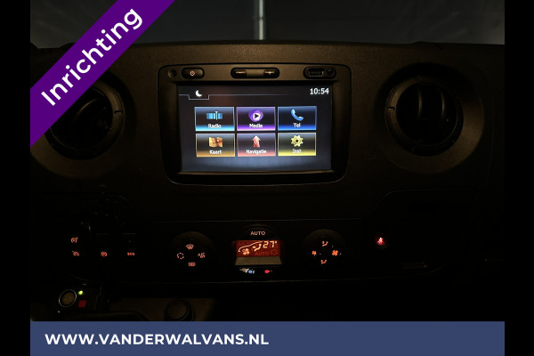 Opel Movano 2.3 CDTI 146pk L2H2 inrichting Euro6 Airco | Omvormer | Navigatie | Camera | Imperiaal Cruisecontrol, Trekhaak, Parkeersensoren, Bijrijdersbank