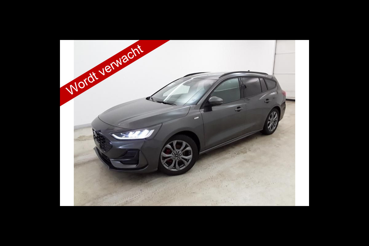 Ford FOCUS Wagon 1.0-125 PK EcoBoost ST Line X. Geweldig mooie en sportieve Focus wagon ! Slechts 12.000km ! Styling Pack, Winter Pack, Driver Ass. Pack, Elektr. Panoramadak