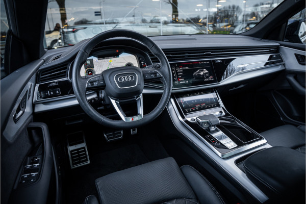 Audi Q8 55 TFSI e quattro Pro Line S - Panodak - B&O - 22inch HUD - Matrix - Massage - Stoelventilatie - S-line Diamond Stitch