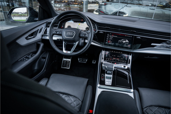 Audi Q8 55 TFSI e quattro Pro Line S - Panodak - B&O - 22inch HUD - Matrix - Massage - Stoelventilatie - S-line Diamond Stitch