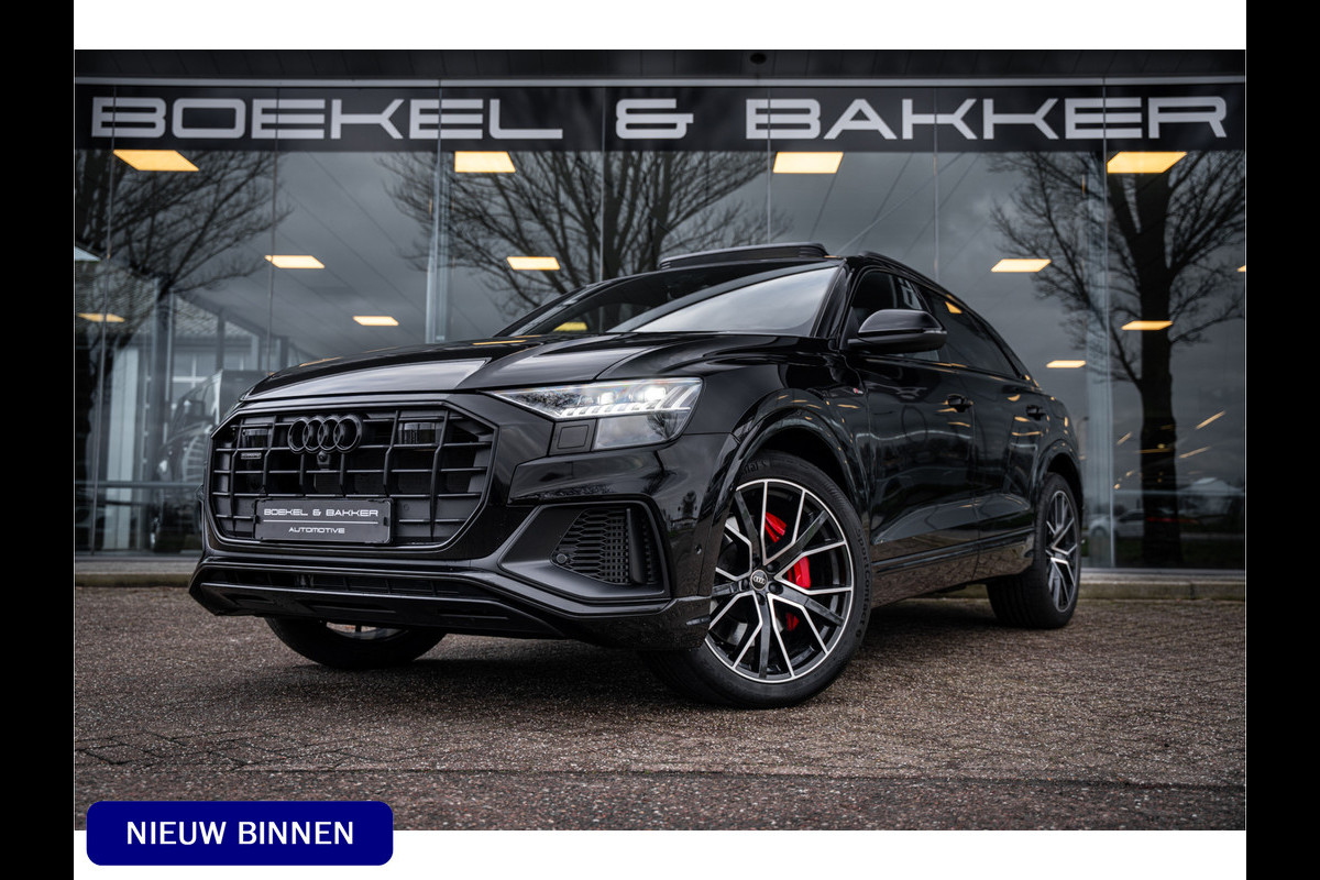 Audi Q8 55 TFSI e quattro Pro Line S - Panodak - B&O - 22inch HUD - Matrix - Massage - Stoelventilatie - S-line Diamond Stitch