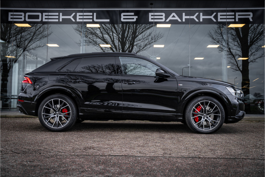 Audi Q8 55 TFSI e quattro Pro Line S - Panodak - B&O - 22inch HUD - Matrix - Massage - Stoelventilatie - S-line Diamond Stitch