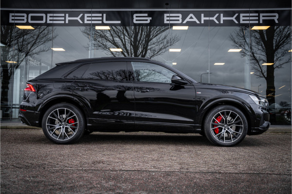 Audi Q8 55 TFSI e quattro Pro Line S - Panodak - B&O - 22inch HUD - Matrix - Massage - Stoelventilatie - S-line Diamond Stitch