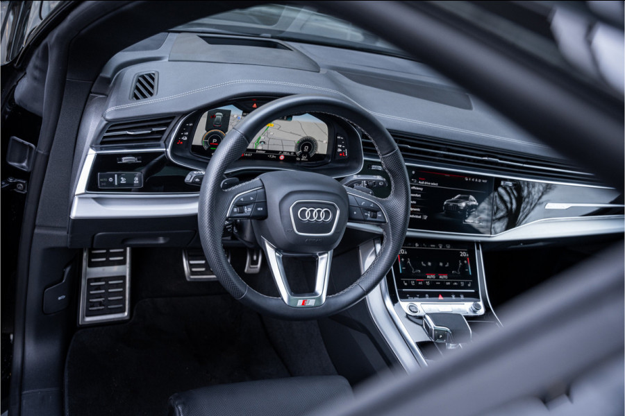 Audi Q8 55 TFSI e quattro Pro Line S - Panodak - B&O - 22inch HUD - Matrix - Massage - Stoelventilatie - S-line Diamond Stitch