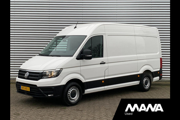 Volkswagen Crafter 35 3.180 180pk Automaat TDI L3H3 Highline Adaptive-Cruise 360Sensoren Camera Airco Verwarmde-Stoel/Voorruit/Spiegel CarPlay Trek